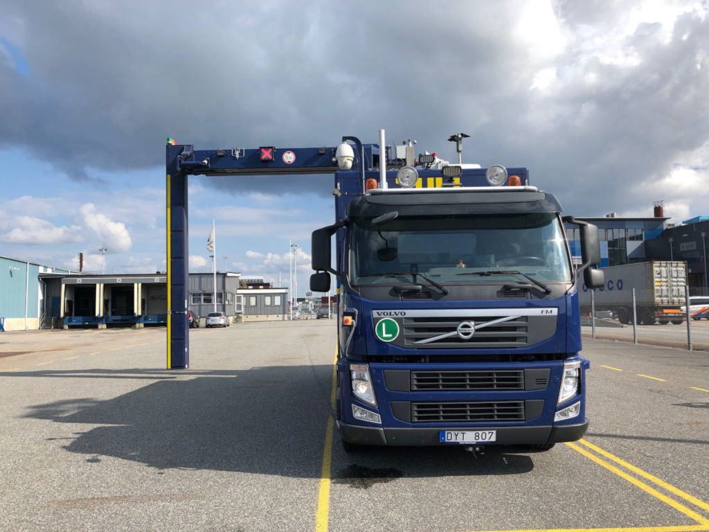 Tullverkets mobila röntgenscanner